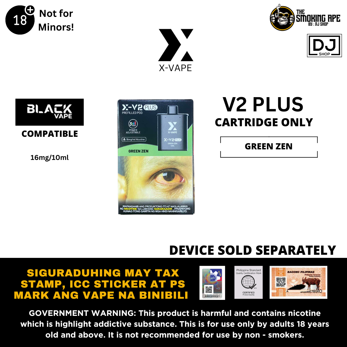 Xvape v2 (Black Elite Comptaible)